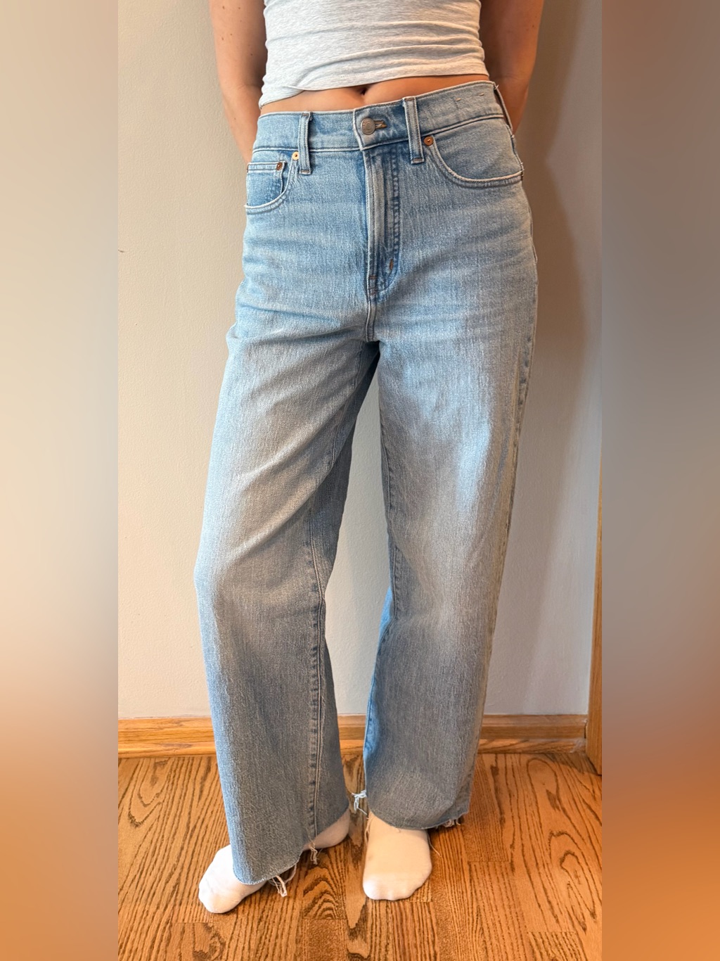 Madewell Vintage Wide Leg Crop Jean In Talls